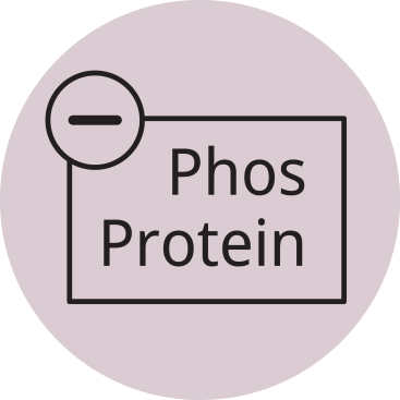 Samazināts kopproteīna un fosfora saturs